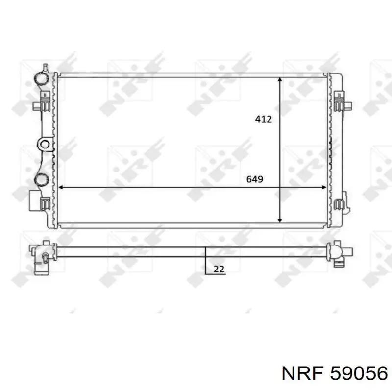 Купити FP74A382 FPS Радіатор двигуна