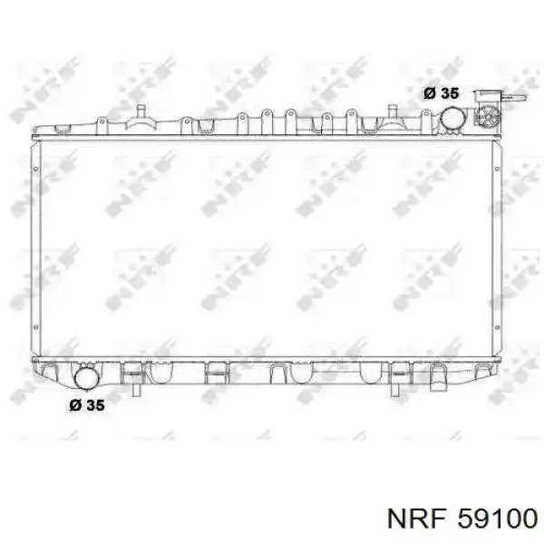 Радіатор основний NRF 59100 ціна, від 97.92 USD