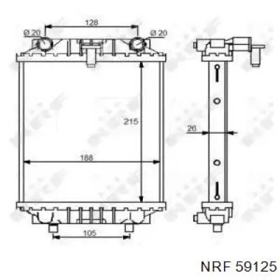 Купити CR80000P Mahle Original Радіатор охолодження, додатковий