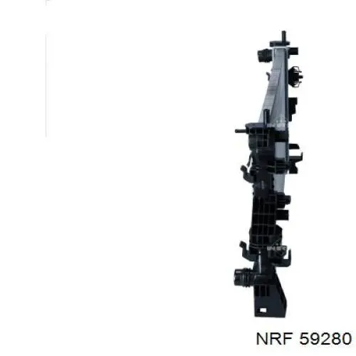 59280 NRF радіатор охолодження двигуна