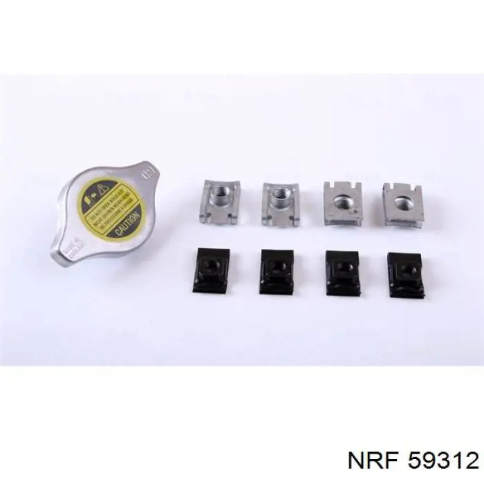 59312 NRF Радіатор охолодження двигуна