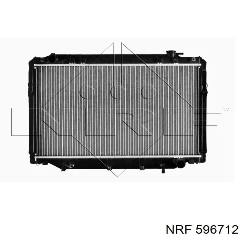 RAD1918 FVP радіатор охолодження двигуна