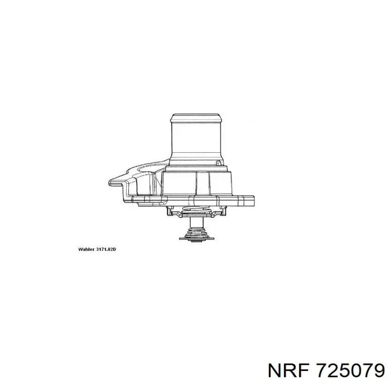 Купити 725079 NRF Термостат в корпусі