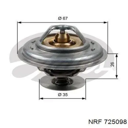 725098 NRF Авто термостат