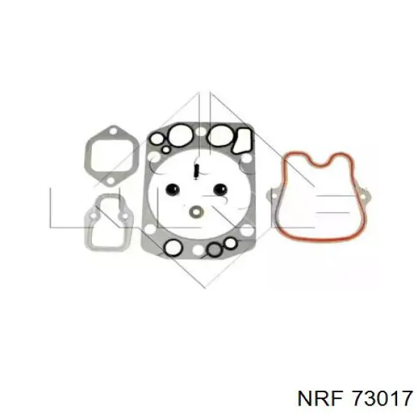 73017 NRF Комплект прокладок двигуна, верхній