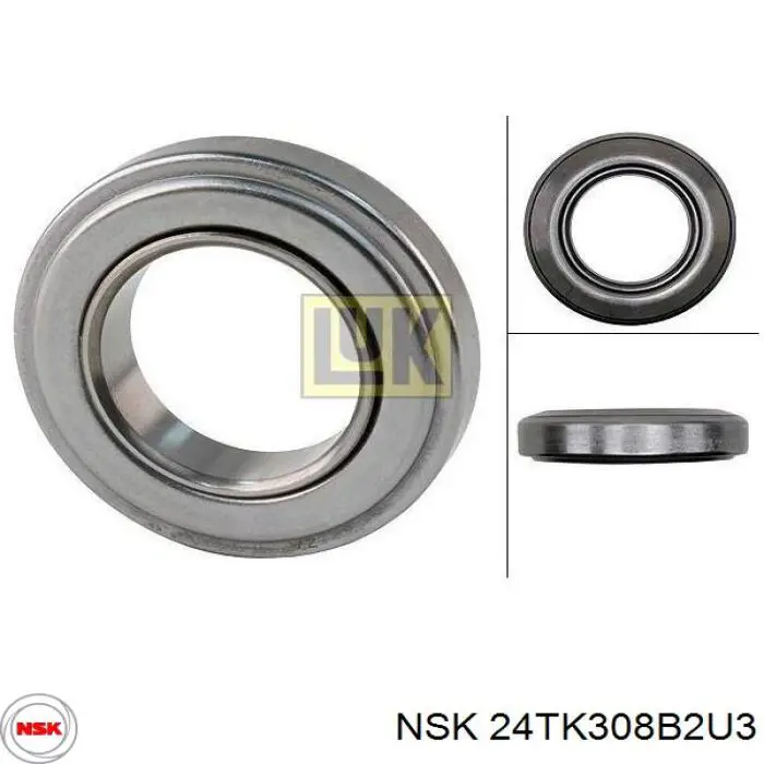 24TK308B2U3 NSK Підшипник ковзання зчеплення