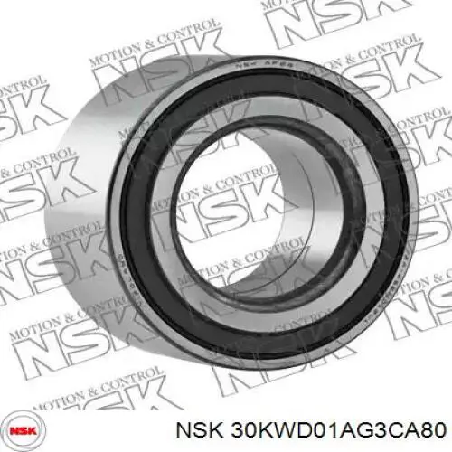30KWD01AG3CA80 NSK Підшипник ступиці задньої