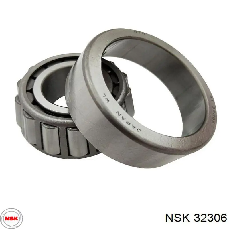Підшипник маточини передньої, зовнішній 32306 NSK