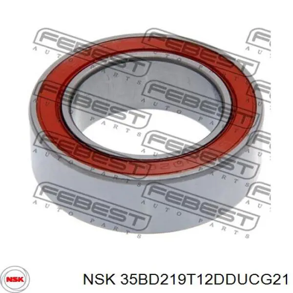 Підшипник кондиціонера 2TS2DF0719LLX2C NTN