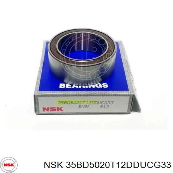 Підшипник муфти компресора кондиціонера NSK 35BD5020T12DDUCG33