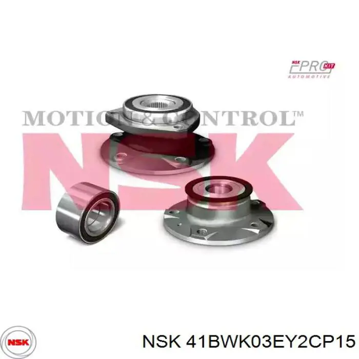 Маточина колеса передня NSK 41BWK03EY2CP15 ціна, від 70.65 USD