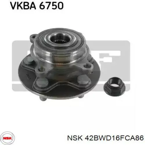 Передня маточина 42BWD16FCA86 NSK