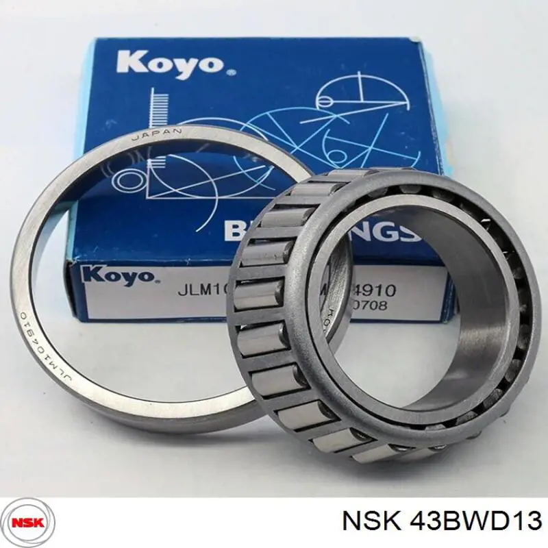Купити 43BWD13 NSK Підшипник задньої ступиці