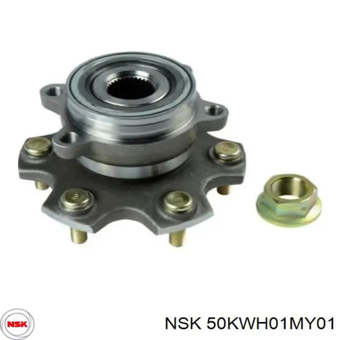 Маточина колеса передня NSK 50KWH01MY01 ціна, від 77.67 USD