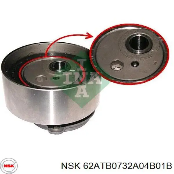 62ATB0732A04B01B NSK Ролик натягувач