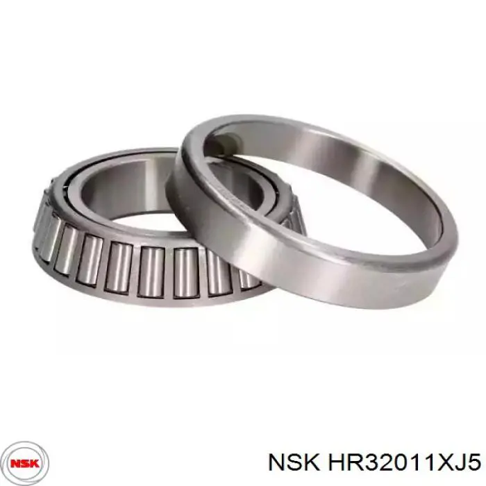 Підшипник маточини передньої, внутрішній HR32011XJ5 NSK