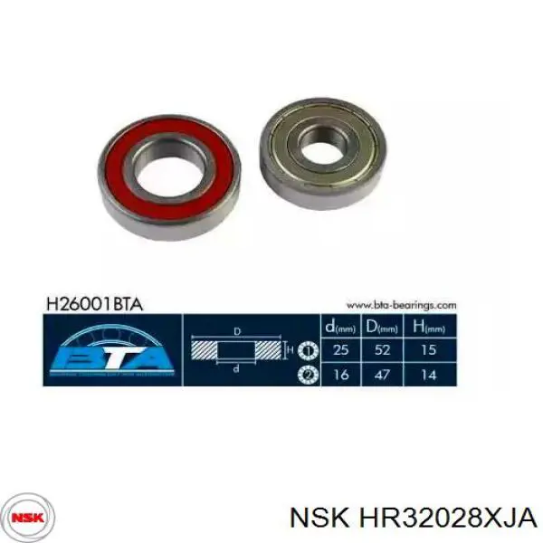  HICAP32028JR Koyo