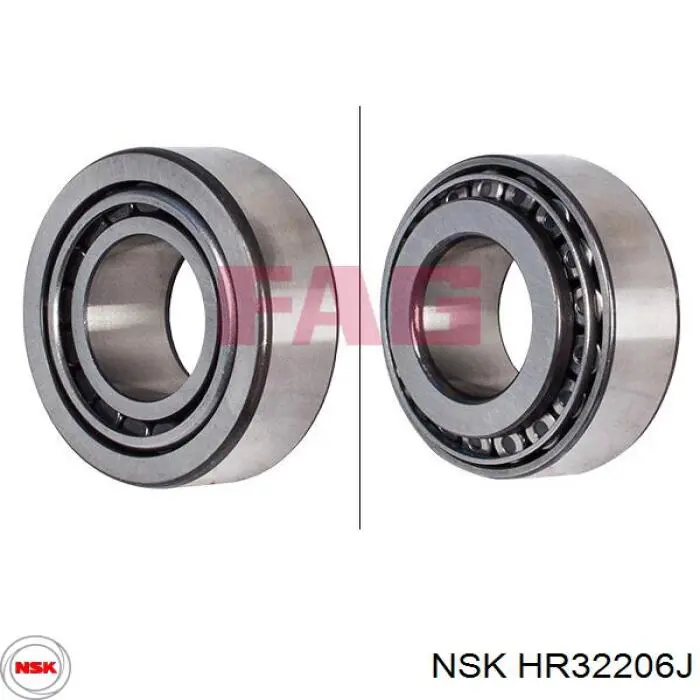 HR32206J NSK Підшипник ступиці задньої