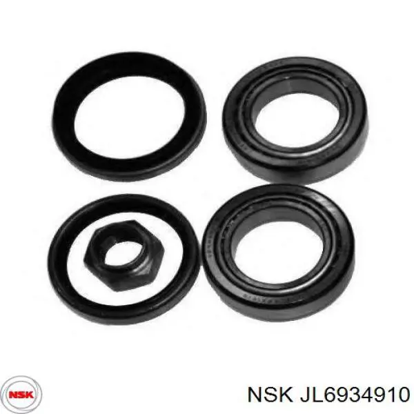 Комплект підшипник маточини передньої NSK JL6934910 ціна, від 11.92 USD