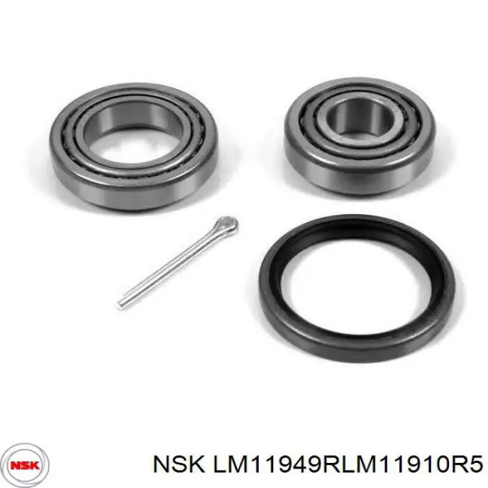 Підшипник маточини задньої, зовнішній LM11949RLM11910R5 NSK