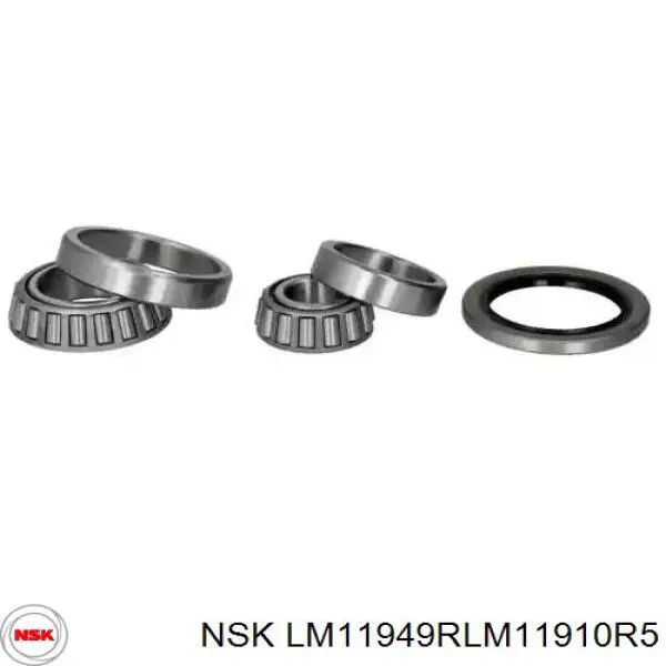 LM11949RLM11910R5 NSK Підшипник маточини задньої, зовнішній