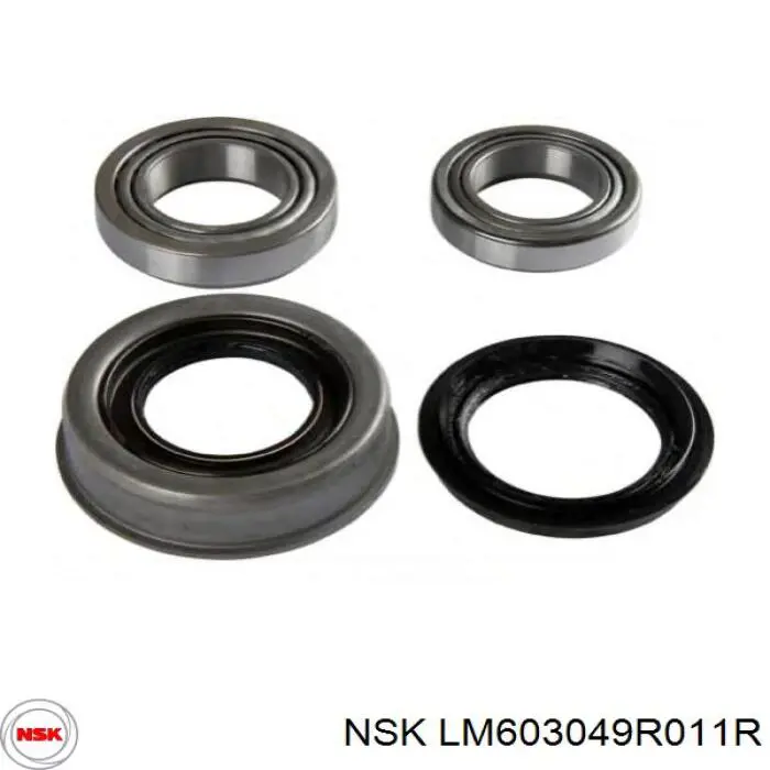 LM603049R011R NSK Підшипник ступиці передній, зовнішній