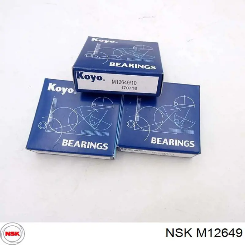 Купити M12649 NSK Передній підшипник колеса