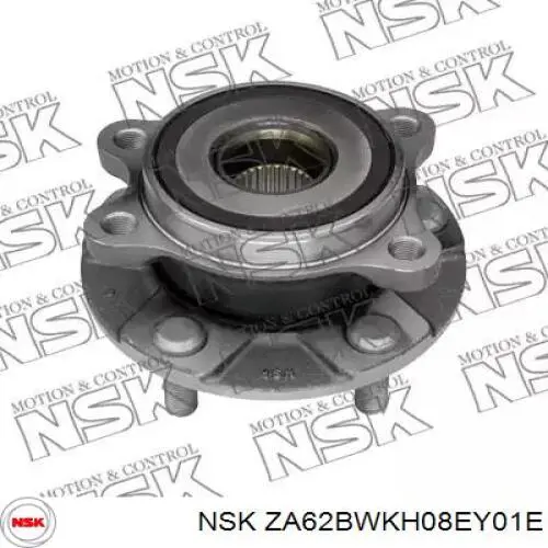 Купити ZA62BWKH08EY01E NSK Підшипник ступиці передньої
