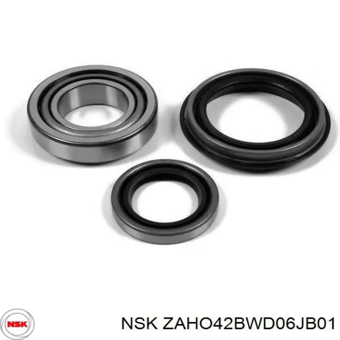 Комплект підшипник маточини передньої NSK ZAHO42BWD06JB01 ціна, від 23.38 USD