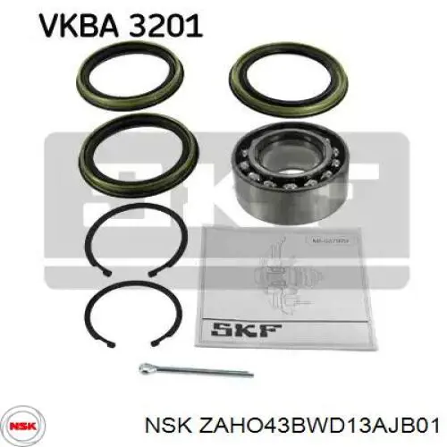 Підшипник маточини задньої NSK ZAHO43BWD13AJB01 ціна, від 23.90 USD
