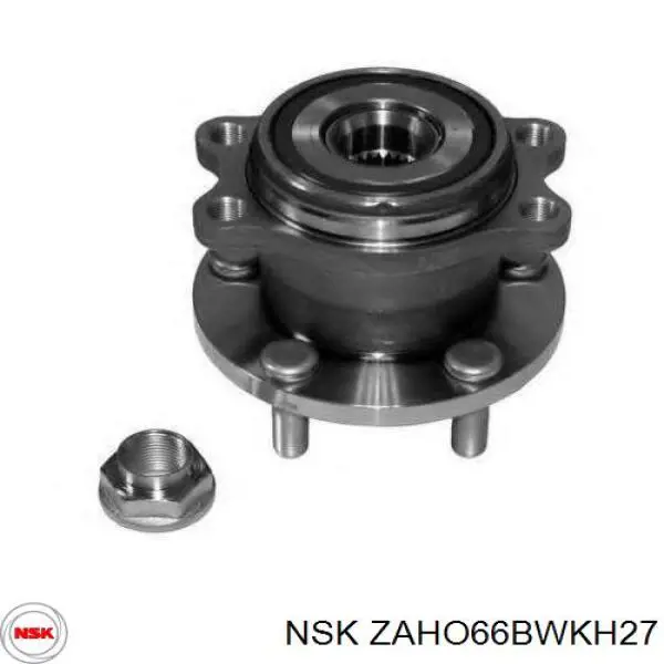 Маточина колеса передня NSK ZAHO66BWKH27 ціна, від 54.57 USD