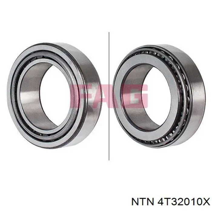 Купити 4T32010X NTN Підшипник маточини передньої, внутрішній