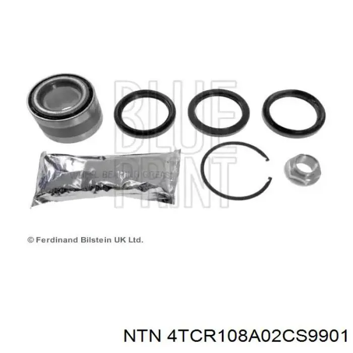 Підшипник маточини задньої NTN 4TCR108A02CS9901 ціна, від 17.50 USD