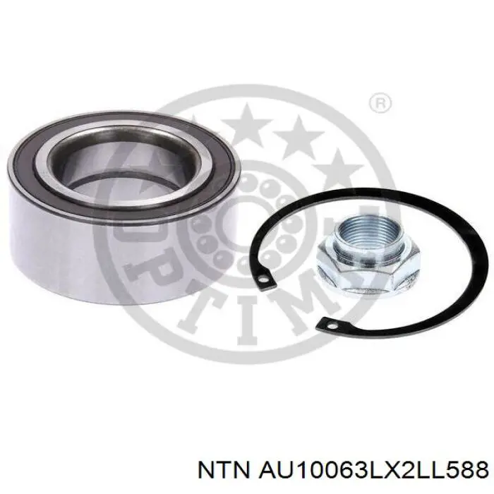 Комплект підшипник маточини передньої NTN AU10063LX2LL588 ціна, від 24.71 USD