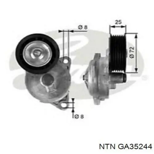 Натягувач приводного ременя GA35244 NTN