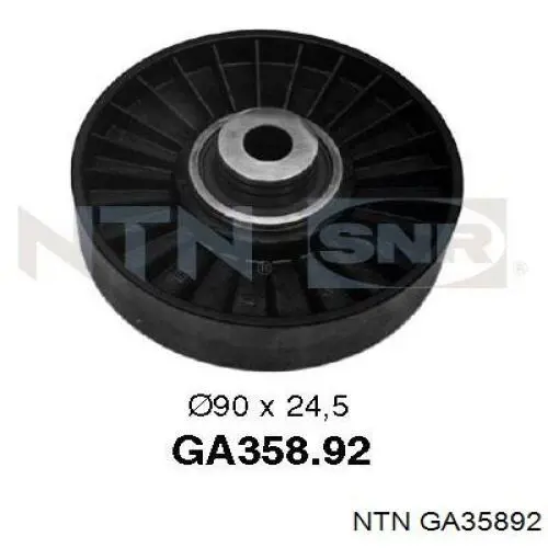 GA35892 NTN ролик приводного ременя, паразитний