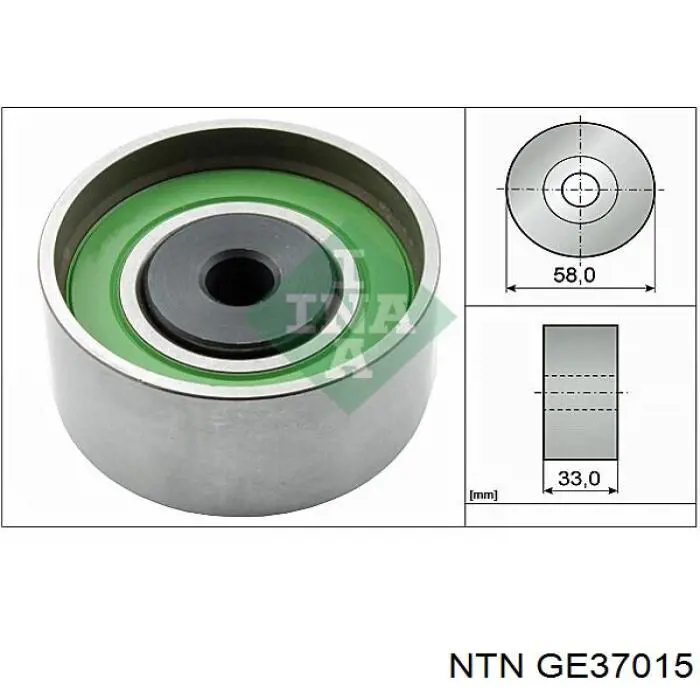 GE37015 NTN Паразитний провідний ролик