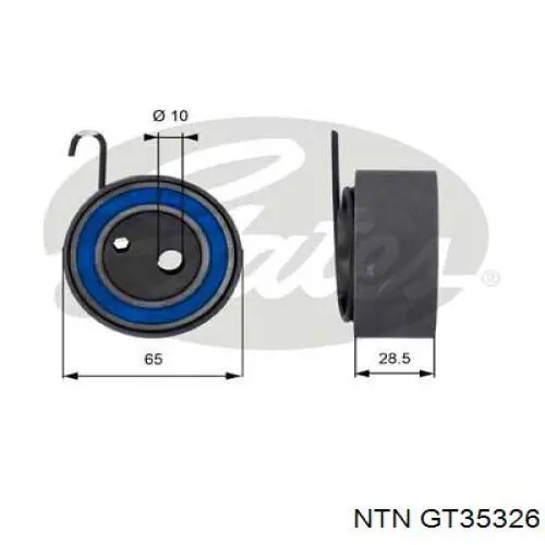 Купити GT35326 NTN Натяжний ролик