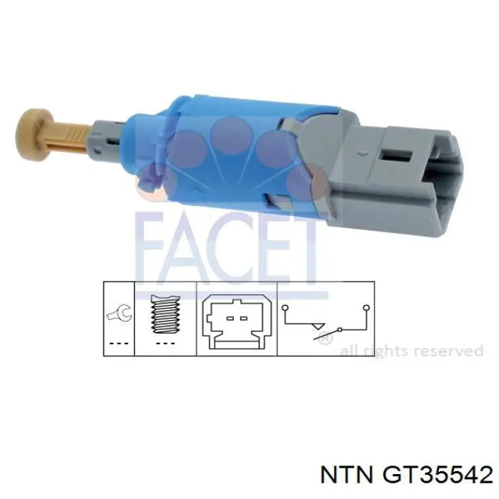 Ролик натяжителя ременя газорозподілу NTN GT35542 ціна, від 39.23 USD