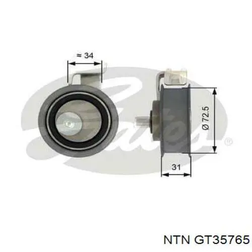 GT35765 NTN Ролик натягувач