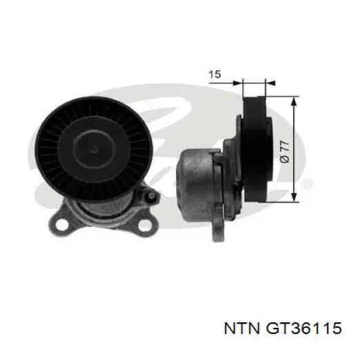 GT36115 NTN ролик натягувача ременя грм