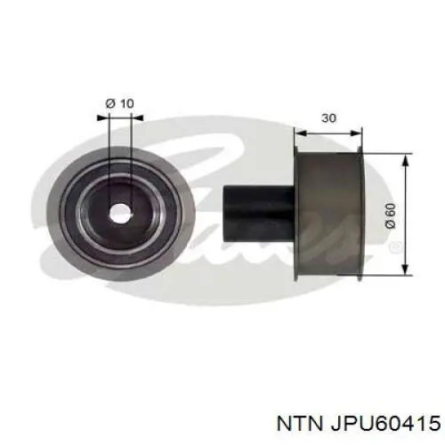 Ролик паразитний ГРМ JPU60415 NTN