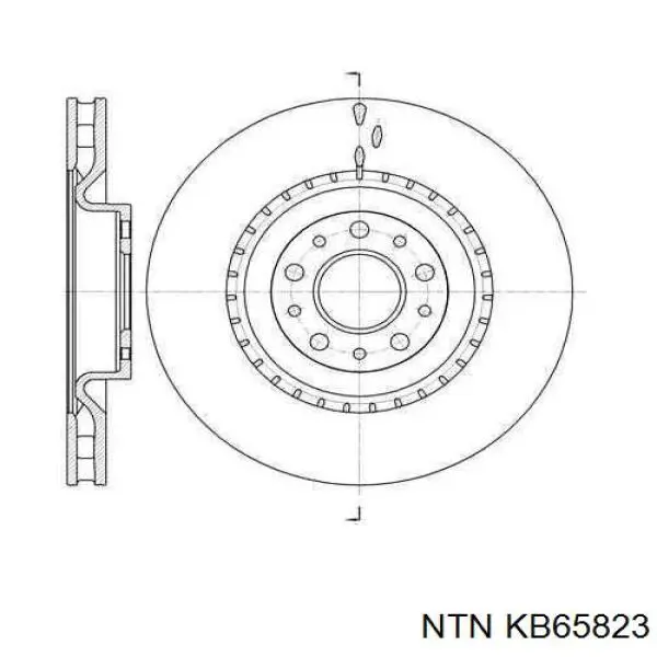 Купити KB65823 NTN Опора амортизатора переднього лівого