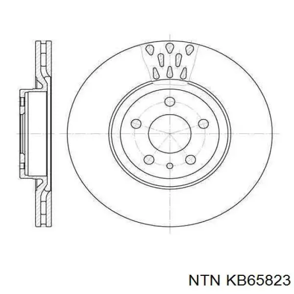 Опора амортизатора переднього лівого NTN KB65823 ціна, від 25.31 USD