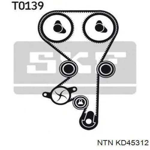 KD45312 NTN комплект грм
