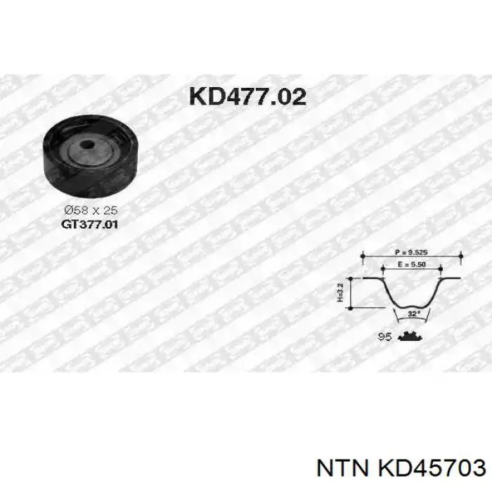 KD45703 NTN комплект грм
