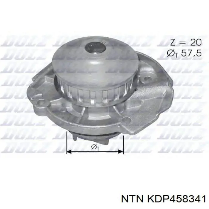 KDP458341 NTN комплект грм