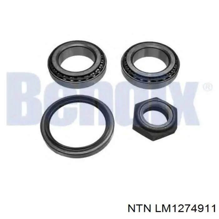 Підшипник маточини передньої, зовнішній LM12749 NTN
