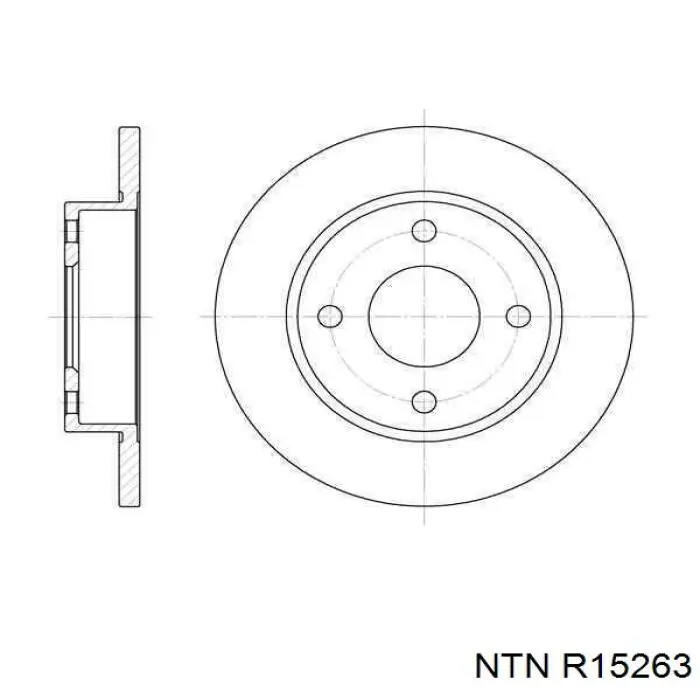 Купити R15263 NTN Підшипник ступиці передньої