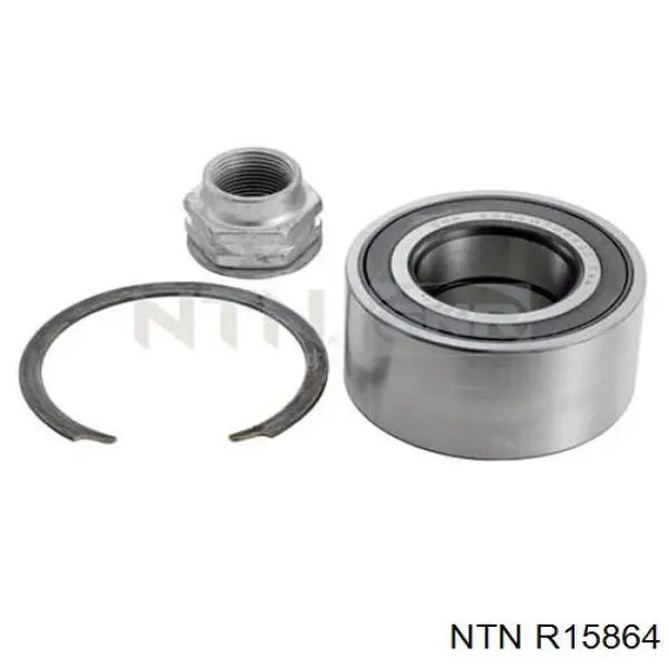 Комплект підшипник маточини передньої NTN R15864 ціна, від 21.51 USD